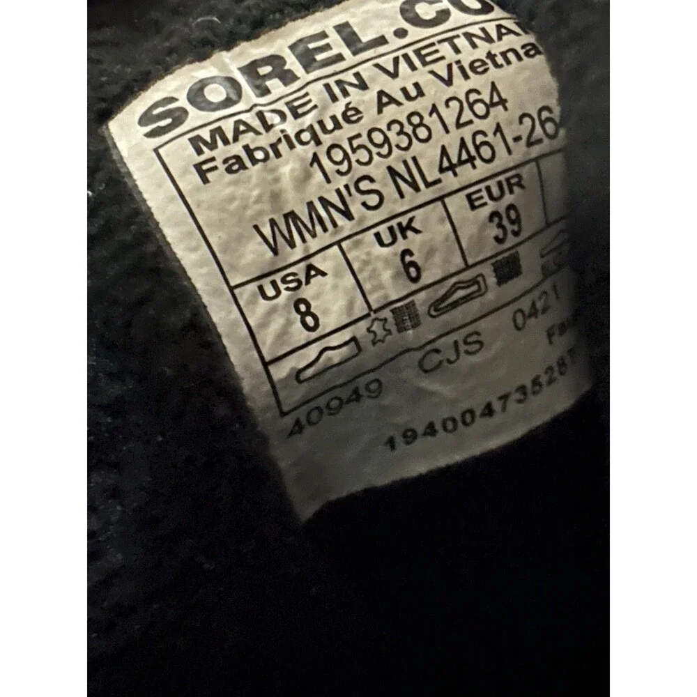 NEW Sorel Womens Size 8 Explorer II Joan Waterproof Taupe Gray Suede Winter Boot